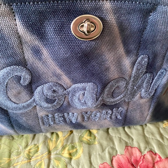 Coach Cargo Tote Bag - Tie Dye Cotton Bag - Picture 7 of 14